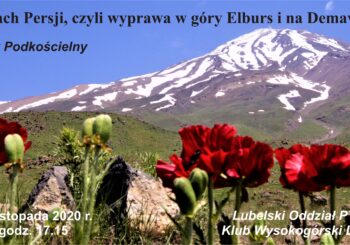 Prelekcja pt. Na dach Persji, czyli wyprawa w góry Elburs i na Demawend